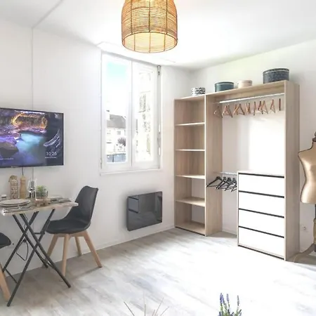 L'authentique *studio *parking Prive* *wifi*calme Lourdes